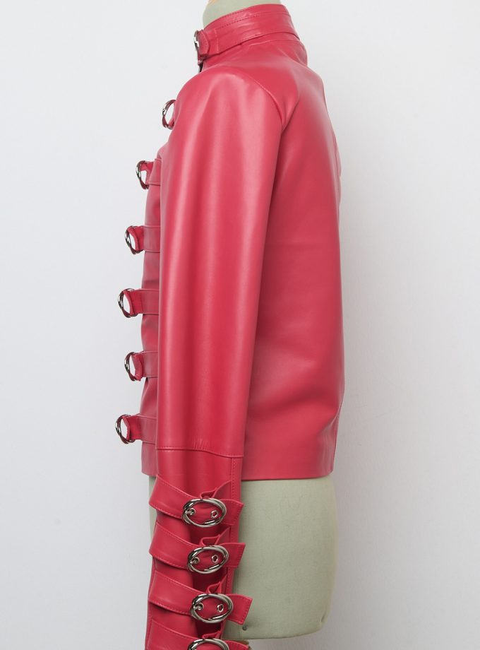 Belts leather jacket