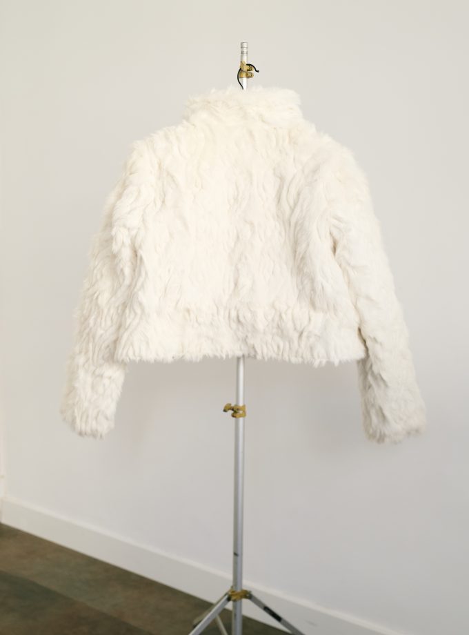 Chaqueta corta de pelo