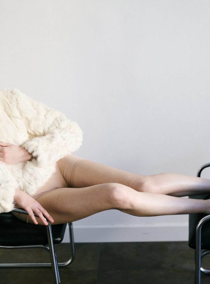 Chaqueta corta de pelo