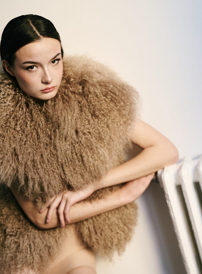 Abrigo/chaleco de pelo